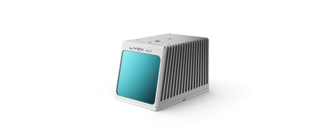 Livox MID-70 LiDAR, official model visual