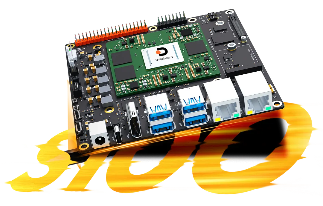 Manufacturer illustration of an RDK S100 series development board; confirm the quoted variant
